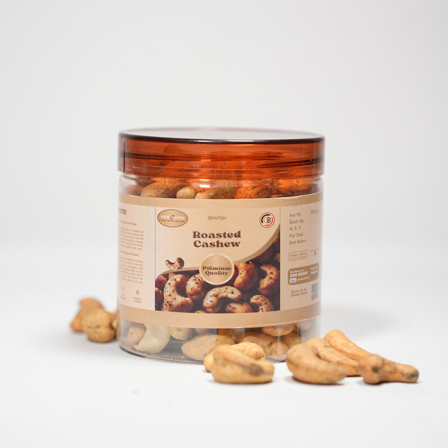 200g GDB NUTRI Premium Roasted Cashews