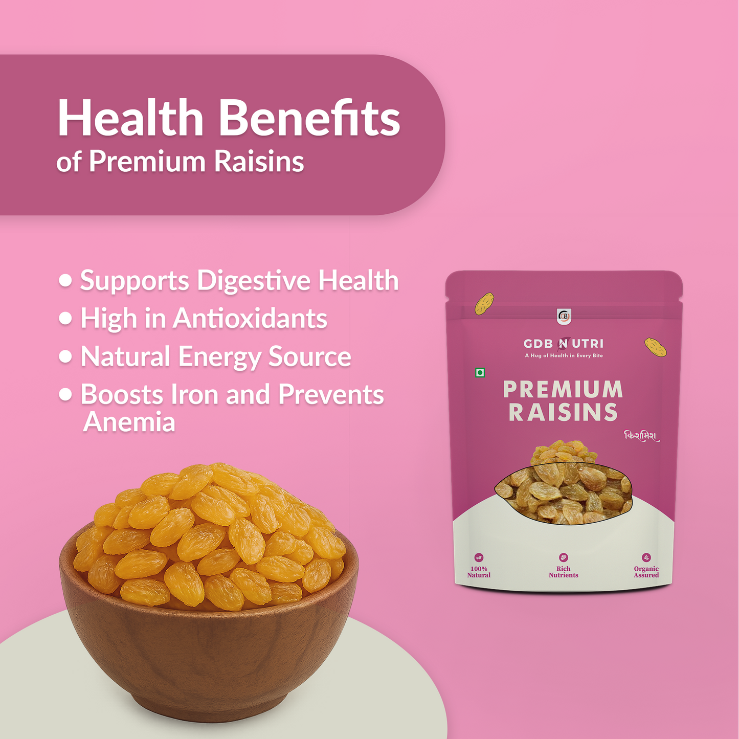 250g Premium Raisins