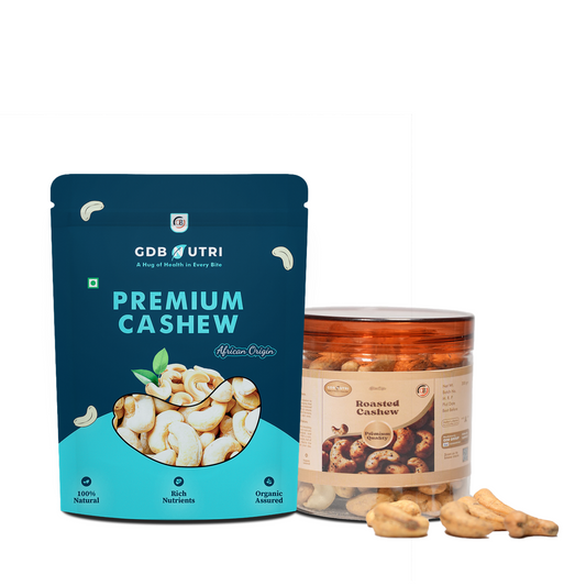 250 h Plain cashew and 200gRosted Cashew